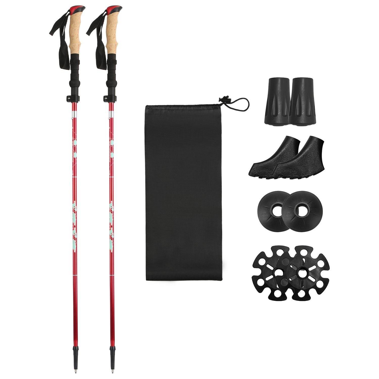 2-Pack Collapsible Hiking Poles