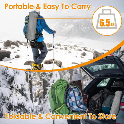 Heated Camping Chair with 3 Heat Levels & USB Port