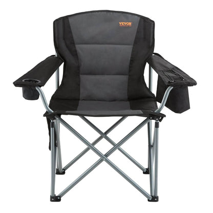 Portable Heavy Duty Outdoor Quad Lumbar Back Padded Arm Chair