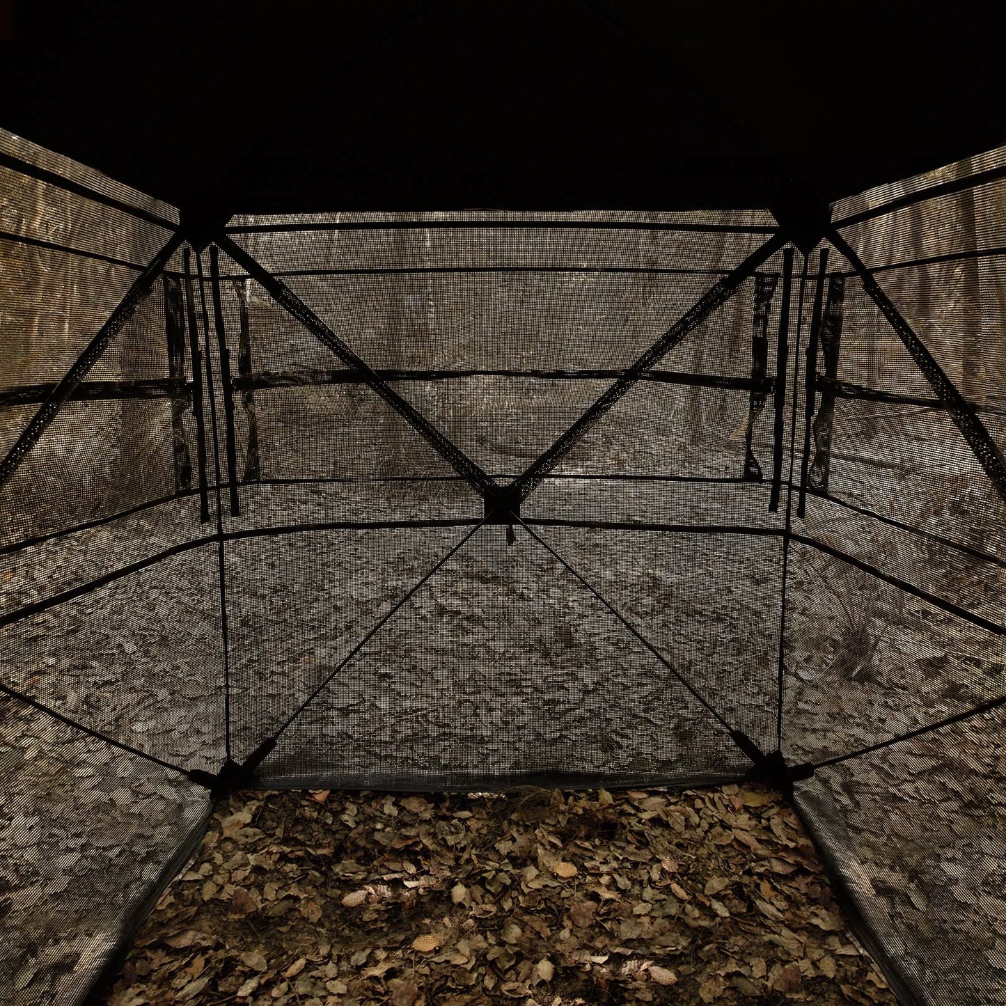 270° See-Through Camo Hunting Blind with Silent Windows & Backpack