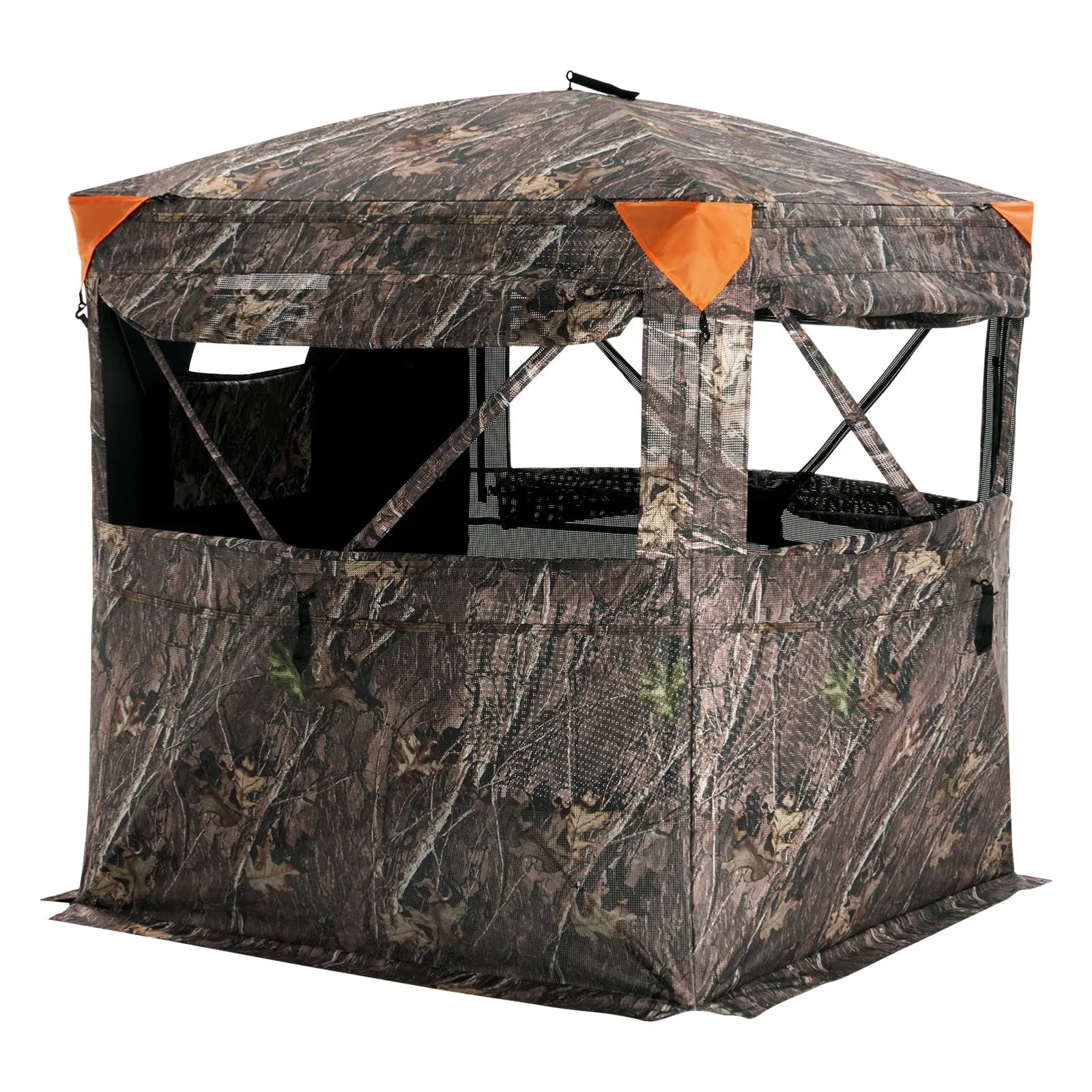 270° See-Through Camo Hunting Blind with Silent Windows & Backpack