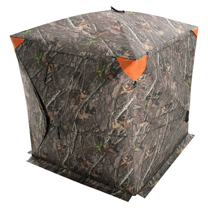 270° See-Through Camo Hunting Blind with Silent Windows & Backpack